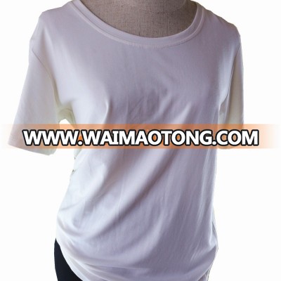 sbamy wholesale bamboo T-shirt white or black